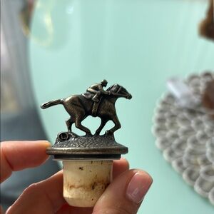 Equestrian Bottle Stopper